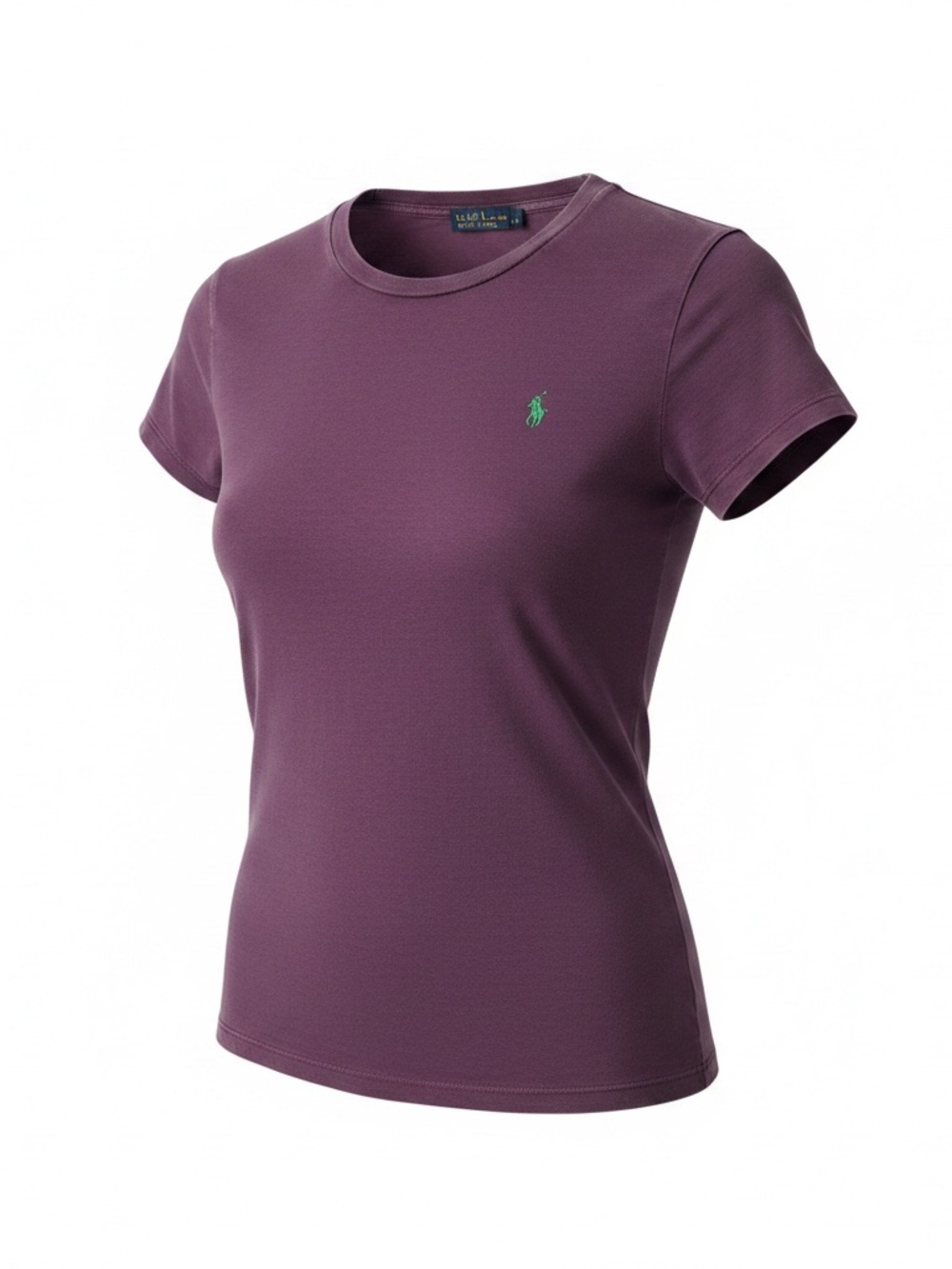 Polo Ralph Lauren Purple Short-Sleeve Crewneck Tee with Green Pony